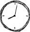 Drawn Clock Icon