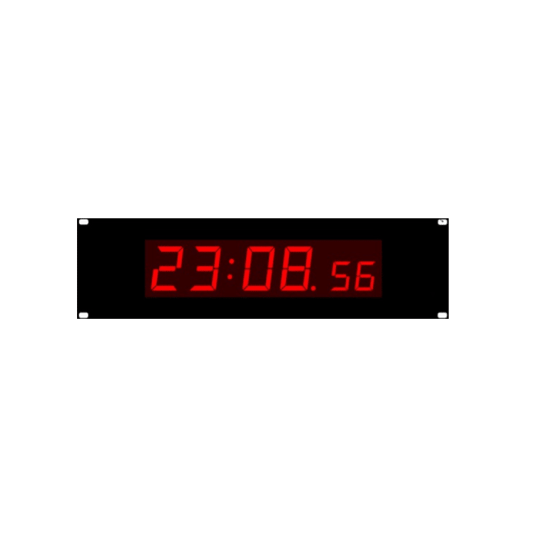 LED Rack Mounted Digital clock L57-38-19